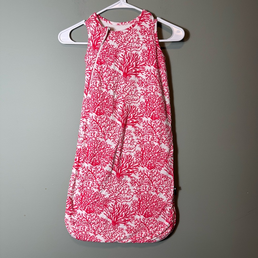 Sweet Bamboo Infant Sleep Sack‎ Red Coral 9-18 months Bamboo